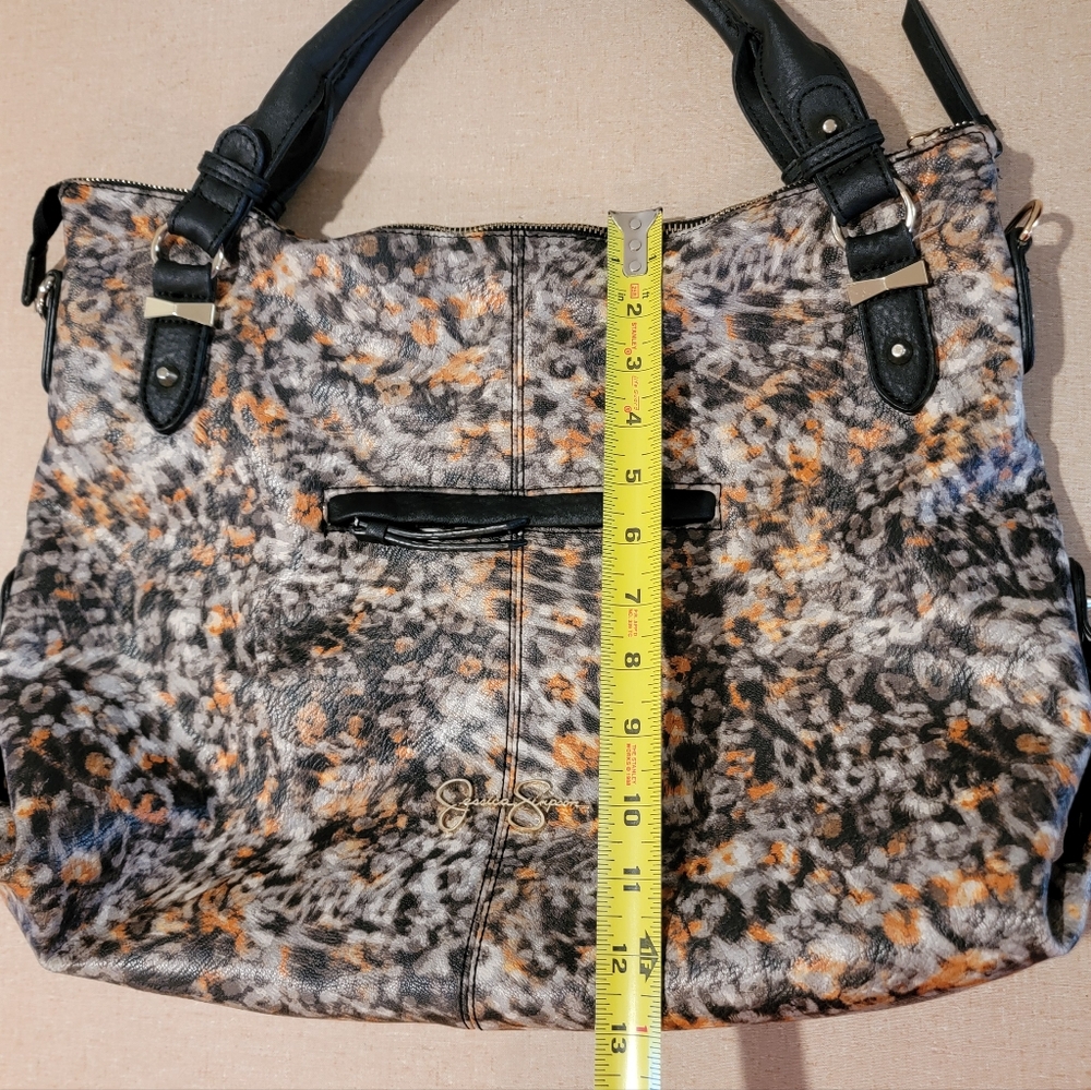 Jessica Simpson Animal Print Bag Hobo Handbag - Picture 9 of 11